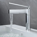 GobekUsa Basin Faucet: Deck Mounted Hot Cold Water Mixer Taps for Bathroom Sink