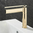 GobekUsa Basin Faucet: Deck Mounted Hot Cold Water Mixer Taps for Bathroom Sink