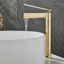 GobekUsa Basin Faucet: Deck Mounted Hot Cold Water Mixer Taps for Bathroom Sink