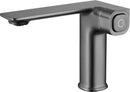 GobekUsa Gray Sink Mixer with Memory Switch Single Handle Deck Mounted Tap