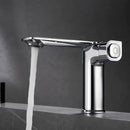 GobekUsa Gray Sink Mixer with Memory Switch Single Handle Deck Mounted Tap