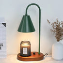 GobekUsa Electric Candle Lamp Warmer: Romantic Wooden Base Aromatherapy Light for Bedside Decor