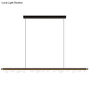 GobekUsa Modern Matte Metal Island LED Ceiling Light with Simple Acrylic Shade