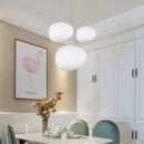 GobekUsa Gregg Glass Pendant Light, Modern LED Hanging Lamp for Dining Kitchen Loft