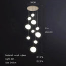 GobekUsa Gregg Glass Pendant Light: Stylish LED Hanging Lamp for Dining Kitchen LOFT.