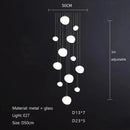 GobekUsa Gregg Glass Pendant Light: Stylish LED Hanging Lamp for Dining Kitchen LOFT.
