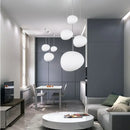 GobekUsa Gregg Glass Pendant Light: Stylish LED Hanging Lamp for Dining Kitchen LOFT.