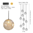 GobekUsa Crystal Ceiling Chandelier for Modern Loft Living Room, Home, Hotel, Kitchen, Bedroom Lighting