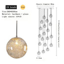 GobekUsa Crystal Ceiling Chandelier for Modern Loft Living Room, Home, Hotel, Kitchen, Bedroom Lighting