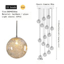GobekUsa Crystal Ceiling Chandelier for Modern Loft Living Room, Home, Hotel, Kitchen, Bedroom Lighting