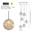 GobekUsa Crystal Ceiling Chandelier for Modern Loft Living Room, Home, Hotel, Kitchen, Bedroom Lighting