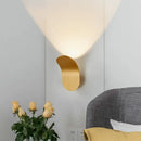 GobekUsa Modern Metal Bracket LED Bedside Wall Mount Light in Elegant Black/Gold/Coffee Finish