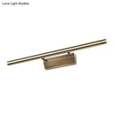 GobekUsa Modern Metal Bronze LED Wall Mounted Vanity Light with Slim Design and Warm White Lighting, 16"/21.5" Wide