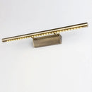 GobekUsa Modern Metal Bronze LED Wall Mounted Vanity Light with Slim Design and Warm White Lighting, 16"/21.5" Wide