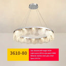 GobekUsa Glass Chandelier LED Ceiling Lamp | Modern Metal Art | Indoor Living Room Kitchen Decoration