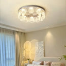 GobekUsa Glass Chandelier LED Ceiling Lamp | Modern Metal Art | Indoor Living Room Kitchen Decoration