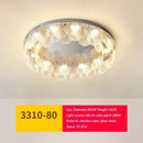 GobekUsa Glass Chandelier LED Ceiling Lamp | Modern Metal Art | Indoor Living Room Kitchen Decoration