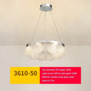 GobekUsa Glass Chandelier LED Ceiling Lamp | Modern Metal Art | Indoor Living Room Kitchen Decoration