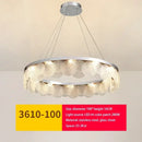 GobekUsa Glass Chandelier LED Ceiling Lamp | Modern Metal Art | Indoor Living Room Kitchen Decoration