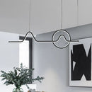 GobekUsa Modern Metal Island Ceiling Light Fixture - Contemporary Design with LED Lighting for Dining Room