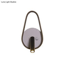 GobekUsa Modern Metal LED Bedside Wall Sconce in Black, White/Warm Light - Circle/Square/Ellipse Design