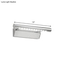 GobekUsa Modern Metal LED Vanity Light in Chrome with Warm/White Light
