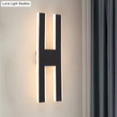 GobekUsa Modern Metal LED Wall Lamp with Alphabet Design - White/Black Sconce Light for Bedside in White/Warm Glow