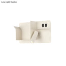 GobekUsa Modern Metal LED Wall Sconce with Shelf - Black and White