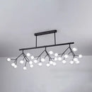 GobekUsa Modern Metal Linear Island Light: Branching LED Pendant Fixture