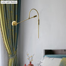 GobekUsa Modern Metal Sphere Wall Sconce Light with Curved Arm - 1 Head Wall Lighting Fixture