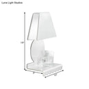 GobekUsa Modern Metal Trapezoid Wall Sconce Light for Bedroom - White Lighting Fixture