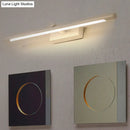 GobekUsa Modern Metal Vanity Wall Sconce with LED Lighting, White/Black Finish in Various Widths and Light Tones