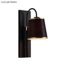 GobekUsa Modern Metal Wall Lamp with Conical Shade - Wall Mounted Light Fixture for Living Room