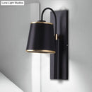 GobekUsa Modern Metal Wall Lamp with Conical Shade - Wall Mounted Light Fixture for Living Room