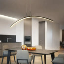GobekUsa ARC Shape LED Hanging Pendant Lights Modern Lights for Dining Room