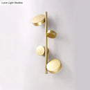 GobekUsa Modern Metallic Circle Wall Mount LED Lighting for Living Room