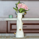 GobekUsa Geometric Sphere Vase: Unique Porcelain Flower Arrangement Home Decor