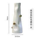 GobekUsa Geometric Sphere Vase: Unique Porcelain Flower Arrangement Home Decor