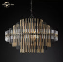 GobekUsa Emile Round LED Chandelier for Dining & Living Room Lighting