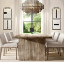 GobekUsa Emile Round LED Chandelier for Dining & Living Room Lighting