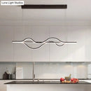 GobekUsa Modern Metallic LED Pendant Light for Dining Room and Island in Coffee