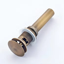 Modern metallic pop up bathroom basin waste – bathroom sink drain by Decorbites