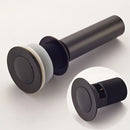 Modern metallic pop up bathroom basin waste – bathroom sink drain by Decorbites