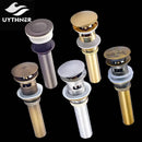 Modern metallic pop up bathroom basin waste – bathroom sink drain by Decorbites