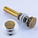 Modern metallic pop up bathroom basin waste – bathroom sink drain by Decorbites