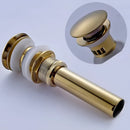 Modern metallic pop up bathroom basin waste – bathroom sink drain by Decorbites