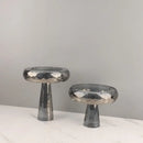GobekUsa Geometric Glass Fruit Bowl Jewelry Storage Tray Home Decoration Tray