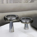 GobekUsa Geometric Glass Fruit Bowl Jewelry Storage Tray Home Decoration Tray