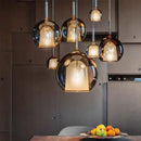 GobekUsa Designer Glass Chandelier Pendant Light for Dining Room Kitchen Loft Home Decor