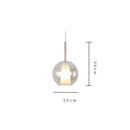 GobekUsa Designer Glass Chandelier Pendant Light for Dining Room Kitchen Loft Home Decor